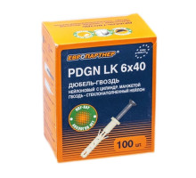 Дюбель-гвоздь PDGN LK 6 x 40 ( 100 шт. ), коробка