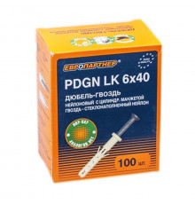 Дюбель-гвоздь PDGN LK 6 x 40 ( 100 шт. ), коробка