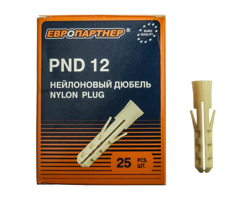 Дюбель нейлон. PND - 12 x 60 (25 шт.), коробка