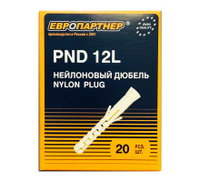 Дюбель нейлон. PND - 12L x 100 (20 шт.), коробка