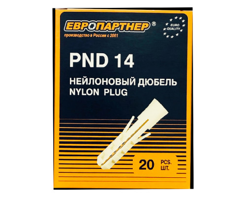 Дюбель нейлон. PND - 14 x 70 (20 шт.), коробка