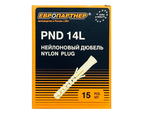 Дюбель нейлон. PND - 14L x 100 (15 шт.), коробка