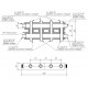 Модульный коллектор MKSS-100-4DU.EPP (2+2 контура G 1″, EPP-термоизоляция, 4D-кронштейны K.UMS)