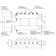 Модульный коллектор MK-600-3x32 (3 контура G 1¼″ вверх или вниз)
