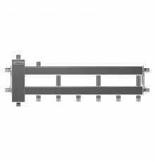 Балансировочный коллектор BMSS-40-4D (4D-кронштейны K.UMS, подключение термодатчика)