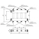 Модульный коллектор MKSS-250-4DU (2 контура G 1″ вверх и 2 вниз)