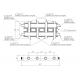 Модульный коллектор MK-60-5DU.EPP (2+2+1 контура G 1″,4D-кронштейны K.UMS)