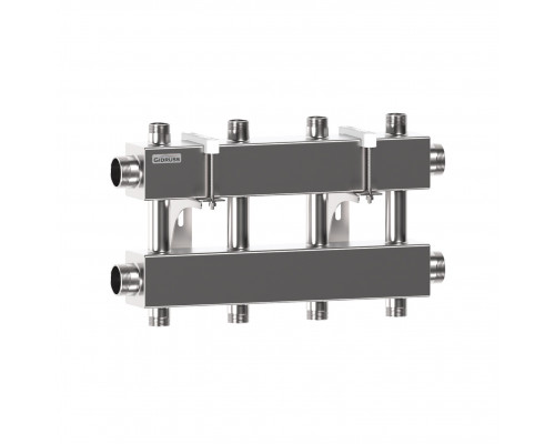 Модульный коллектор MKSS-150-4DUx25 (2 контура G 1″ вверх и 2 вниз)