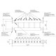 Модульный коллектор MK-600-5x32 (5 контуров G 1¼″ вверх или вниз)