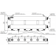 Модульный коллектор MK-150-3x25 (3 контура G 1″ вверх или вниз)