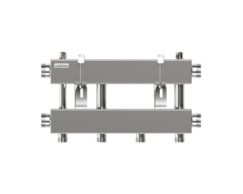 Модульный коллектор MKSS-150-2x25 (2 контура G 1″ вверх или вниз)