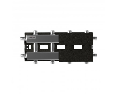 Модульный коллектор MKSS-60-5DU.EPP (2+2+1 контура G 1″, EPP-термоизоляция, 4D-кронштейны K.UMS)