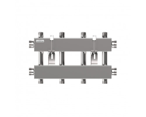 Модульный коллектор MKSS-150-4DUx25 (2 контура G 1″ вверх и 2 вниз)