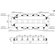 Модульный коллектор MKSS-150-6DUx25 (3 контура G 1″ вверх и 3 вниз)