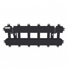 Модульный коллектор MK-150-6DUx25 (3 контура G 1″ вверх и 3 вниз)
