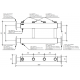 Модульный коллектор MK-600-2x50 (2 контура G 2″ вверх или вниз)