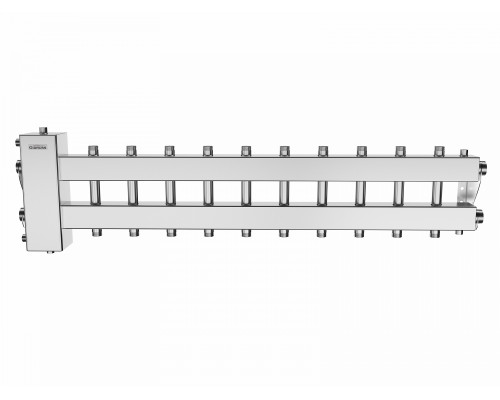 Балансировочный коллектор BMSS-150-11DU (5+5 контуров G 1″, боковой контур G 1½″)