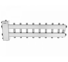 Балансировочный коллектор BMSS-150-9DU (4+4 контура G 1″, боковой контур G 1½″)