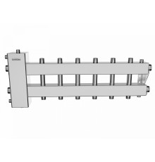 Балансировочный коллектор BMSS-150-7DU (3+3 контура G 1″, боковой контур G 1½″)