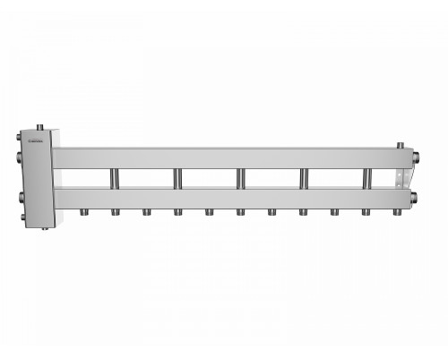 Балансировочный коллектор BMSS-150-6D (5 контуров G 1″, боковой контур)G 1½″