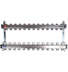 Коллектор из нержавеющей стали без расходомеров 13 вых.