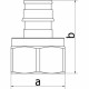 Муфта переходная латунь с внутренней резьбой d 32х1*