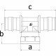 Тройник с боковым переходом на внутреннюю резьбу d 25х3/4*