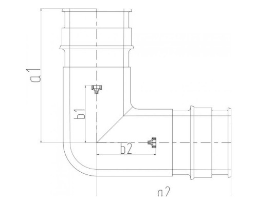 Угол One Plus PPSU 90° система OP d40