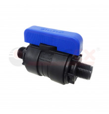 Кран шаровой компрессионный НР/НР резьба разборный 3/4"-3/4"Ду16 (50/10)